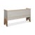 French Country Rustic Gray Painted Bench For Sale - Image 3 of 8