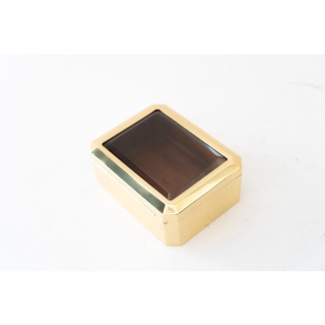 Art Deco Jewelry Box with Cut Glass Vienna, Austria, 1920s For Sale - Image 9 of 14