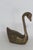 Solid Brass Swan Figurine Mid Century Modern Style Small Decorative Bird 5093b For Sale - Image 4 of 11