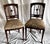 Wood Antique Edwardian Neoclassical Mahogany Side Chairs With Brass Mounts - A Pair For Sale - Image 7 of 15