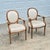 1990s Century Furniture Louis XVI Oak Open Arm Chairs Fauteuils for Reupholstery, a Pair For Sale - Image 12 of 12