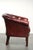 Chesterfield Cowhide Club Armchair in Red For Sale - Image 3 of 14