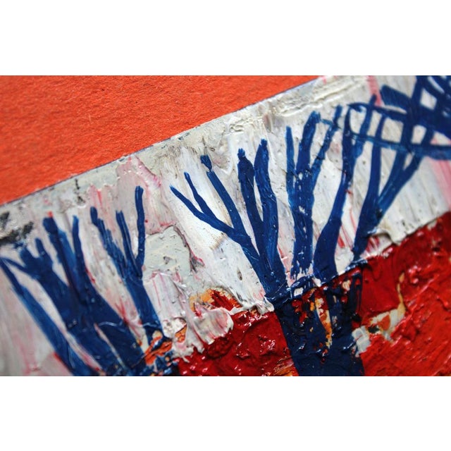 Laimdots Murnieks, Sunrise, 1990, Oil on Cardboard For Sale - Image 6 of 9