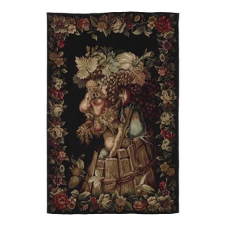 Wooded Vines Handwoven Tapestry - 138 X 89 Cm (4'5" X 2'9") - Requires Rod Size 2 For Sale