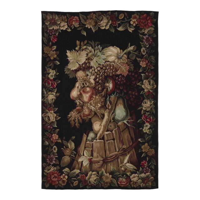 Wooded Vines Handwoven Tapestry - 138 X 89 Cm (4'5" X 2'9") - Requires Rod Size 2 For Sale