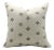 Fabdivine Artistic Cushion Cover 20x20 Inch Floral Prints on Thick Linen- Barfi For Sale