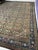 Textile DESIGNER'S DREAM Oversized Antique Turkish Beauty in a Tight Lattice Pattern with Decorative Greens, Blues, Rust, Gold, Denim Palette | ~ 11 x 14 For Sale - Image 7 of 7