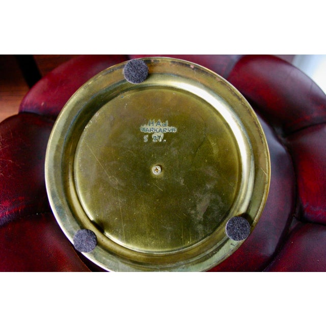 Gold Brass Table Mirror by Hans Agne Jakobsson, Sweden, 1960s For Sale - Image 8 of 10