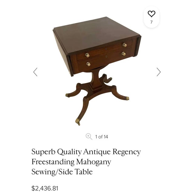 Wood Late 19th Century American Empire Drop Leaf Side Table For Sale - Image 7 of 8