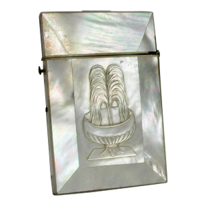 Vintage Mother of Pearl Card Case Circa 50s