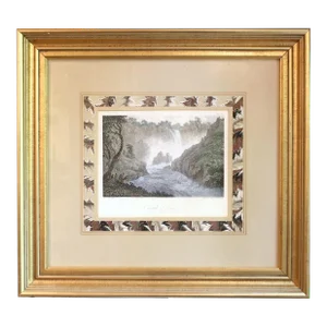 Late 18th Century English Engraving of the "Cascade of Terni"
