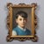 Piero Galanti, Portrait of a Boy, 20th Century, Crayon on Cardboard, Framed For Sale - Image 11 of 11