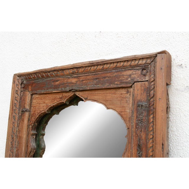Antique Architectural Mughal Arch Mirror For Sale In Los Angeles - Image 6 of 10