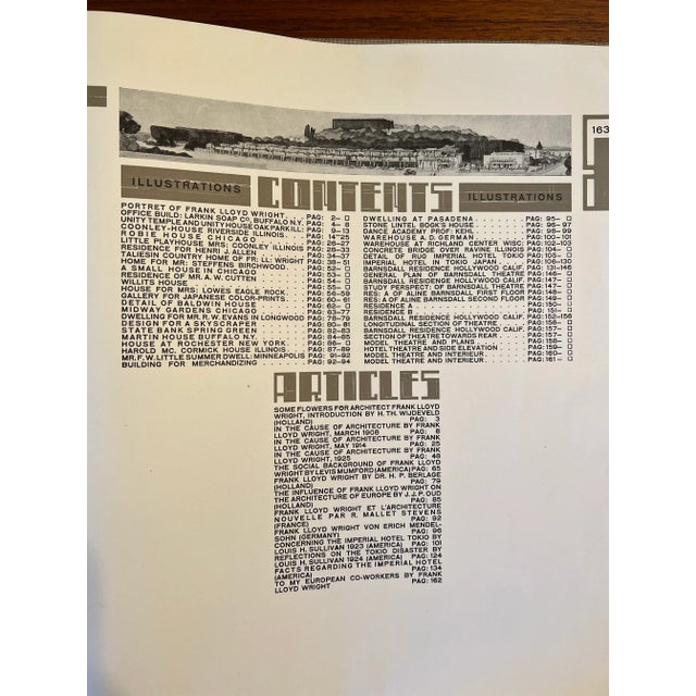 Hardcover The Life Work of the American Architect Frank Lloyd Wright by A. Kroch and Son, Publishers Chicago For Sale - Image 9 of 13