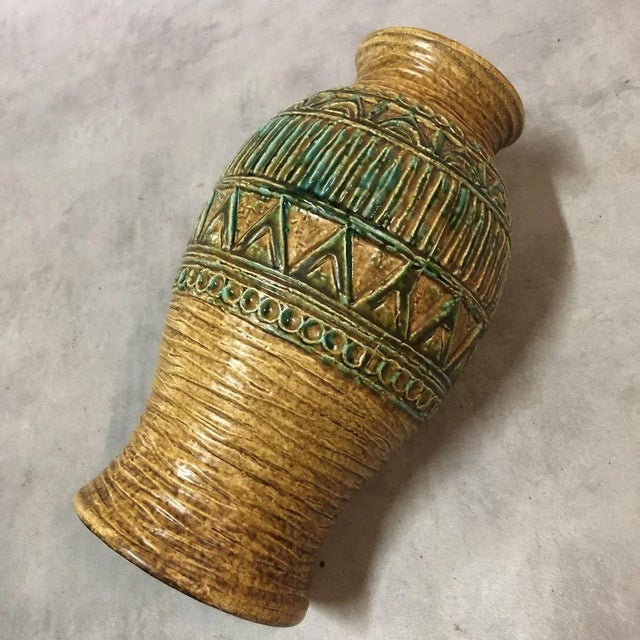 German Ceramic Nr. 6630 Vase by Bay, 1950s For Sale - Image 4 of 7