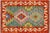 Tribal Turkish Kilim Rust Gray Hand-Woven Wool Rug For Sale - Image 4 of 9