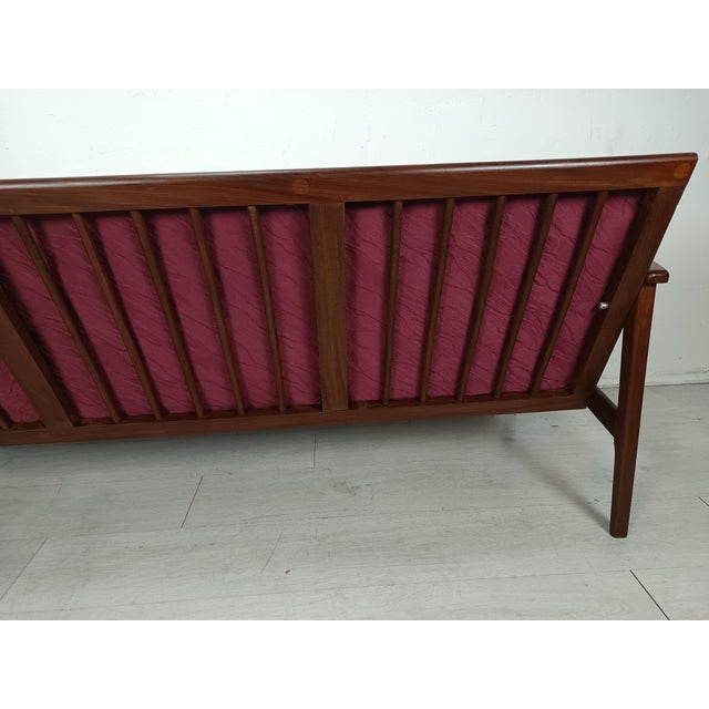 Scandinavian Teak Sofa Bench, 1950s For Sale - Image 6 of 18