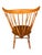 Wood 1970s Ethan Allen Nutmeg Maple Windsor Fiddleback Chairs. For Sale - Image 7 of 11