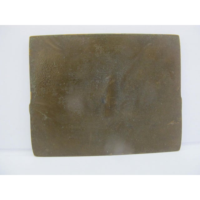Bronze Bronze Medal Plaque Albert Bartholomé Aux Morts French Père-Lachaise H. Kautsch For Sale - Image 8 of 8