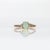 2020s Ethiopian Opal Cabochon Ring With Diamond Accents: Solid 14k Gold, Size 6.75 For Sale - Image 5 of 10
