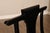 12 Custom Black Lacquered Asian Inspired Dining Chairs For Sale - Image 10 of 18