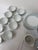Mid-Century Model Secunda Grey Coffee Service Shape 2000 by Raymond Loewy for Rosenthal Studio Line, Set of 34 For Sale - Image 6 of 10