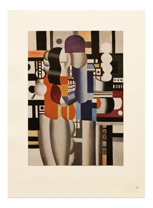 1948 After Fernand Léger "Man and Woman", First Edition Period Offset Lithograph