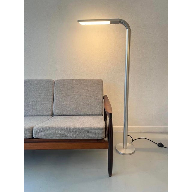 Adjustable S1 Floor Lamp in Aluminum by Rico & Rosemarie Baltensweiler, Switzerland, 1970s For Sale - Image 11 of 13