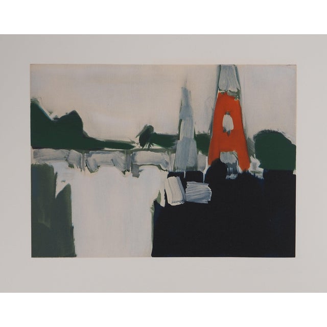 Nicolas de Stael, La Tour Eiffel, Lithograph For Sale