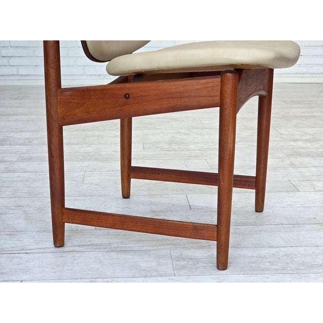 Vintage Danish Chairs in Teak by Arne Vodder, 1960s, Set of 3 For Sale - Image 10 of 18