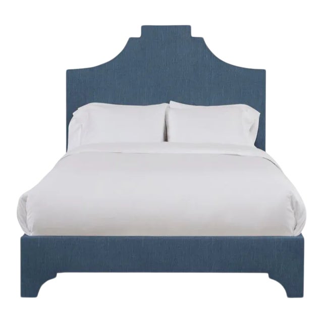 This listing is for the headboard only, and does not include the bedframe with the purchase. From Chairish's line of...