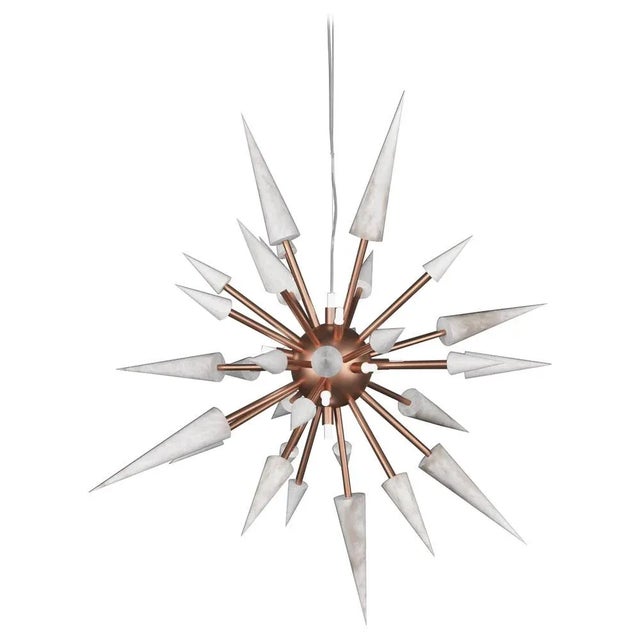 Contemporary Perseo 100 Copper Pendant Lamp by Alabastro Italiano For Sale - Image 3 of 3