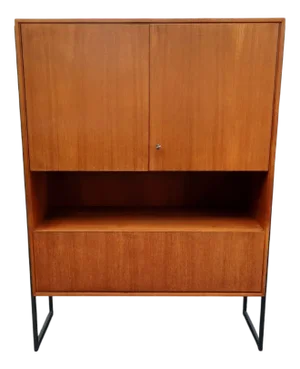 Mid-Century Danish Style Teak Highboard, 1970s