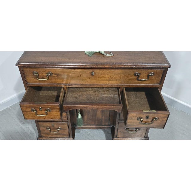 Antique Georgian Mahogany Desk, 1750 For Sale - Image 17 of 18