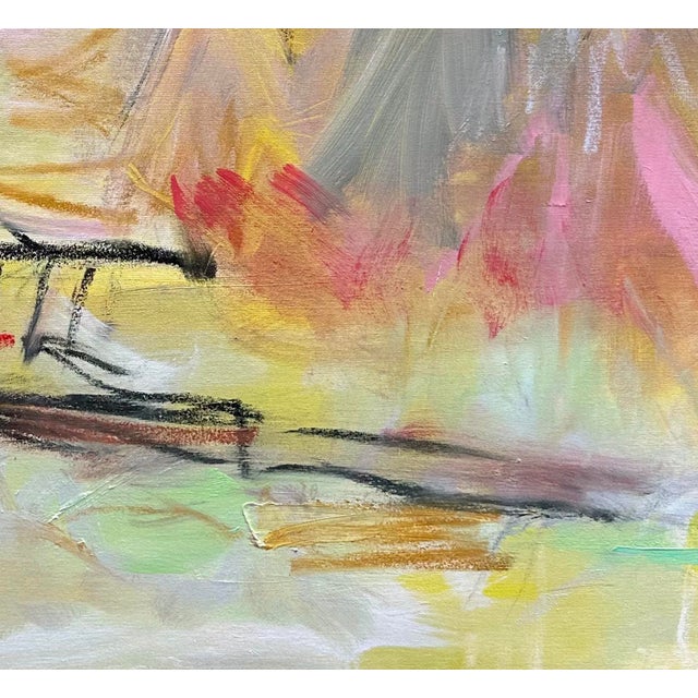 Trixie Pitts "Little Rascal" by Trixie Pitts Expressionist Abstract Oil Painting For Sale - Image 4 of 12