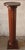 Mediterranean 20th Century Mahogany Ionic Order Style Column-Form Pedestal For Sale - Image 3 of 6
