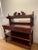 English Reduced-Solid Antique Mahogany Sideboard Server Etagere Display For Sale - Image 3 of 7