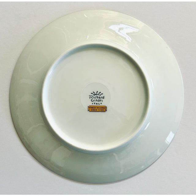 Richard Ginori Richard Ginori Palermo Black Salad Plates, 2 For Sale - Image 4 of 4