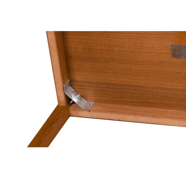 1970s Danish Mid Century Modern Teak Nesting Tables - Set of 3 For Sale - Image 9 of 11