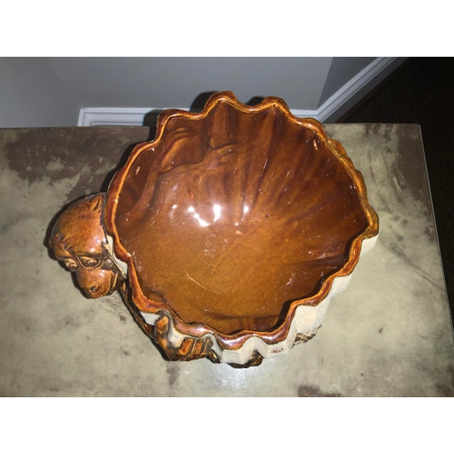 Mid-Century Modern 1970s Porcelain Monkey Hanging Cachepot /Planter For Sale - Image 3 of 13