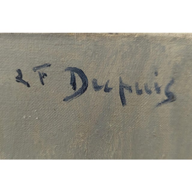 Dupuis Louis Frédéric, Self-Portrait of Louis Frédéric Dupuis, 1920s, Oil on Canvas For Sale - Image 4 of 7