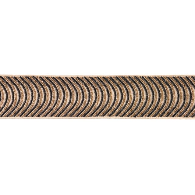 The epitome of flapper-era glamour, Ziegfeld Hand Beaded Tape features a hand-beaded scallop motif on a linen ground. At...