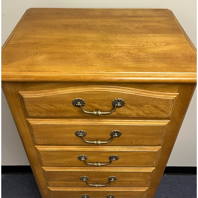 French Country Ethan Allen Country French Lingerie Chest For Sale - Image 3 of 12