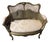 Antique Louis XVI Style Wood Settee For Sale