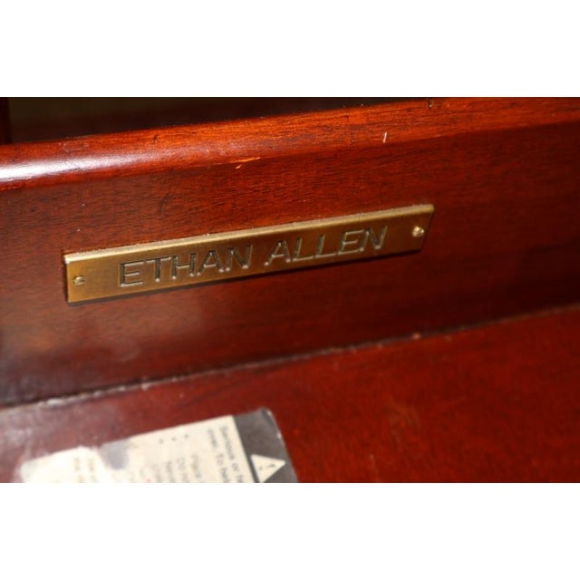 Brown Ethan Allen Mahogany Newport Collection Chest Buffet Server Sideboard Commode For Sale - Image 8 of 9