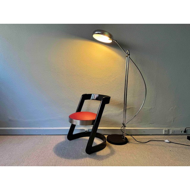 Arc Floor Lamp attributed to T-Pons, Spain, 1970s For Sale - Image 10 of 17