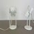 White Metal Table Lights by Rolf Krüger for Heinz Neuhaus Leuchten, 1970s, Set of 2 For Sale - Image 14 of 18