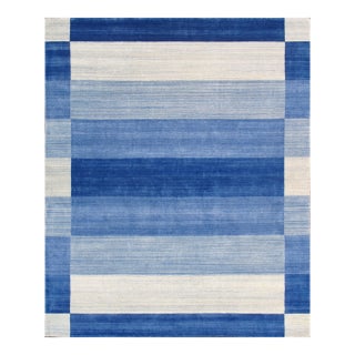 Pasargad Home Gramercy Blue Area Rug, 10' 0'' X 14' 0'' For Sale