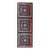 Vintage Tibetan Temple Runner, Wool & Cotton, Lotus & Cloud Motifs, 2' x 6' For Sale