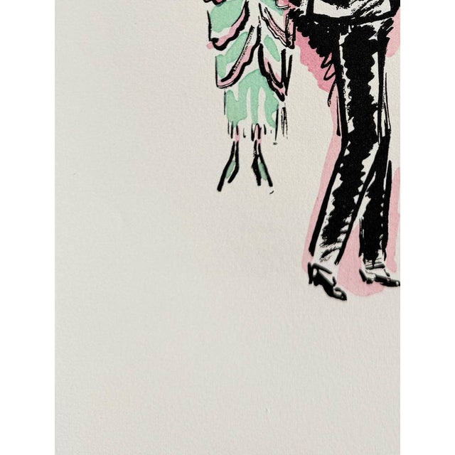 1920s Kees Van Dongen, La Garçonne, 1925, Lithograph Pochoir on Arches Paper For Sale - Image 5 of 7